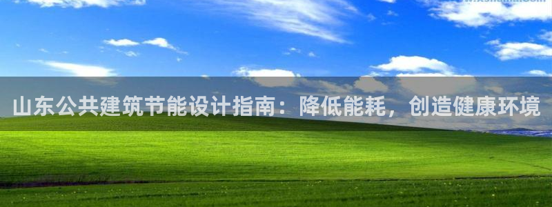 e尊体育：山东公共建筑节能设计指南：降低能耗，创造健康环境