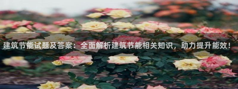 e尊国际网址：建筑节能试题及答案：全面解析建筑节能相关知识，助力提升能效！
